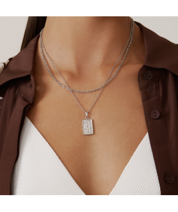 Work of Art Necklace - Silver sur le site 