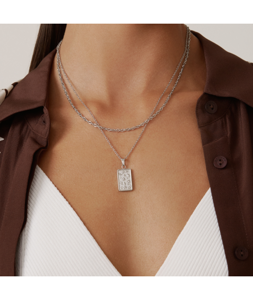 Work of Art Necklace - Silver sur le site 