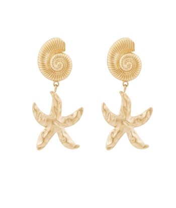 Bali Earrings - Gold s'inspire de l'anatomie humaine