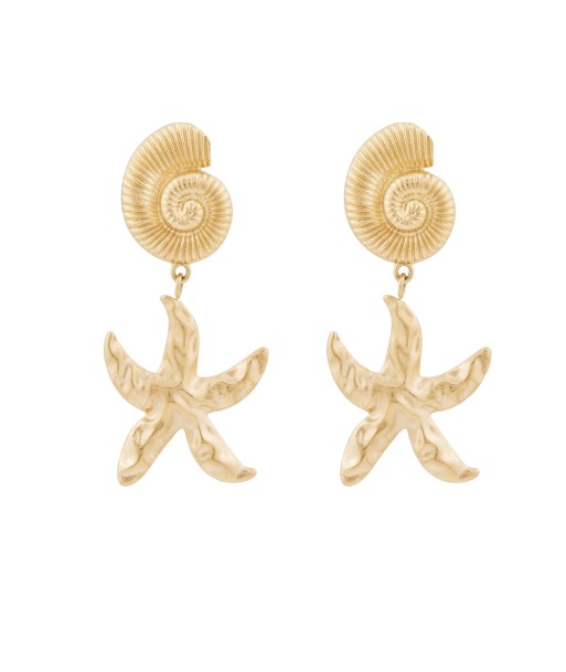 Bali Earrings - Gold s'inspire de l'anatomie humaine