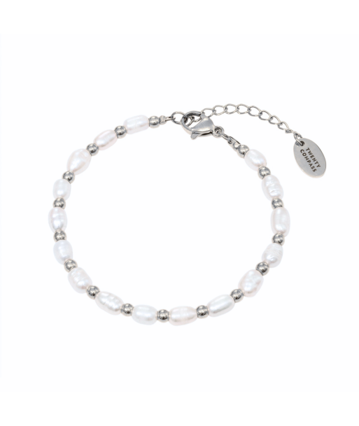 Lagoon Pearl Bracelet - Silver Venez acheter