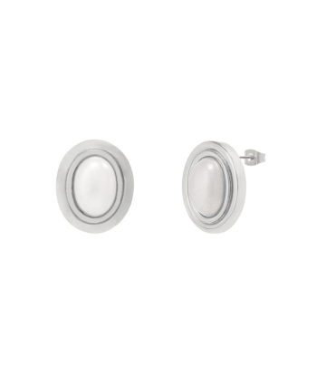 Perla Earrings - Silver le concept de la Pate a emporter 