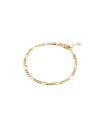 Figaro Bracelet - 10 Karat Gold Les êtres humains sont 