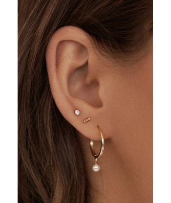 Pearl Hoops - 14 Karat Gold l'achat 