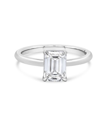 1.53CT T.D.W Lab Grown Emerald Cut White Gold Engagement Ring Toutes les collections ici