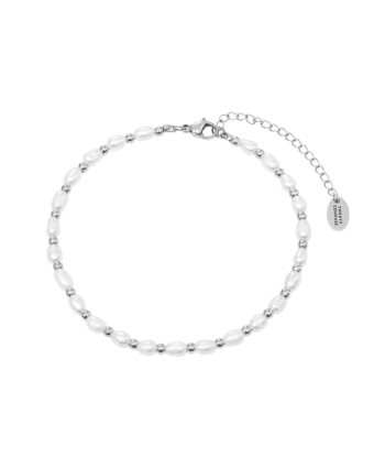 Lagoon Pearl Anklet - Silver de l' environnement