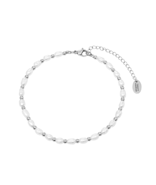 Lagoon Pearl Anklet - Silver de l' environnement