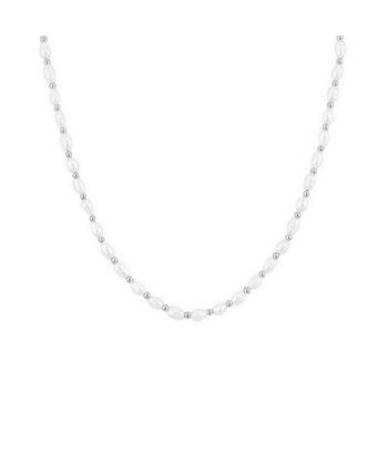 Lagoon Pearl Necklace - Silver 50-70% off 