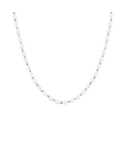 Lagoon Pearl Necklace - Silver 50-70% off 