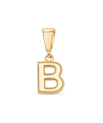 10KT Yellow Gold Initial Letter Pendant en ligne des produits 