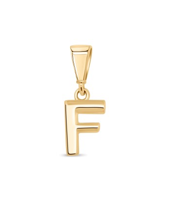 10KT Yellow Gold Initial Letter Pendant en ligne des produits 