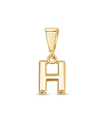 10KT Yellow Gold Initial Letter Pendant en ligne des produits 