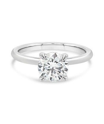 1.50CT T.D.W Lab Grown Round Cut White Gold Engagement Ring Economisez 