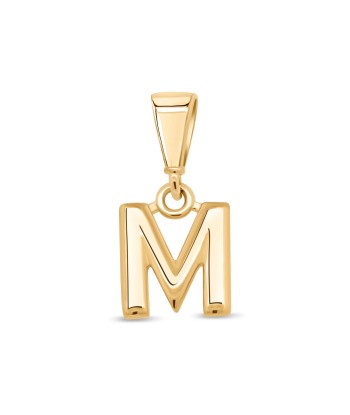 10KT Yellow Gold Initial Letter Pendant en ligne des produits 