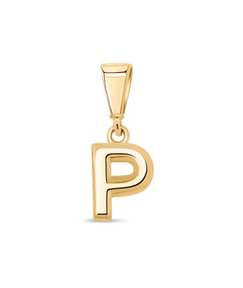 10KT Yellow Gold Initial Letter Pendant en ligne des produits 