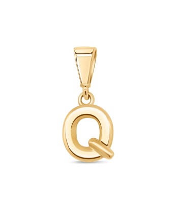 10KT Yellow Gold Initial Letter Pendant en ligne des produits 