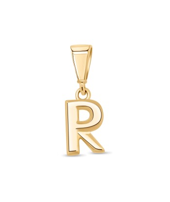 10KT Yellow Gold Initial Letter Pendant en ligne des produits 