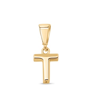 10KT Yellow Gold Initial Letter Pendant en ligne des produits 