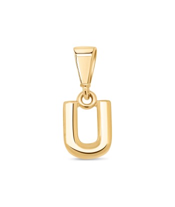 10KT Yellow Gold Initial Letter Pendant en ligne des produits 