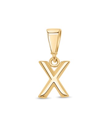 10KT Yellow Gold Initial Letter Pendant en ligne des produits 