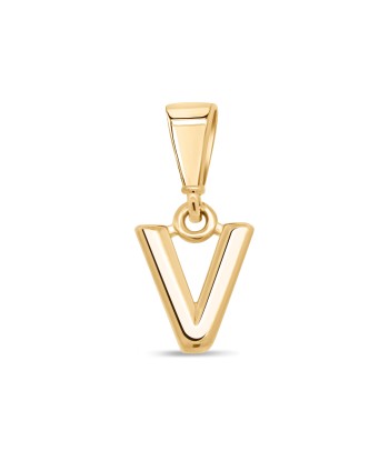 10KT Yellow Gold Initial Letter Pendant en ligne des produits 