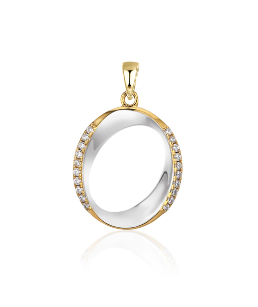 Casablanca Two Tone Circle Necklace en ligne des produits 