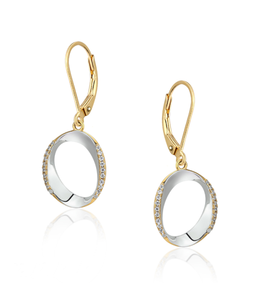 Casablanca Two-Tone Drop Earrings online