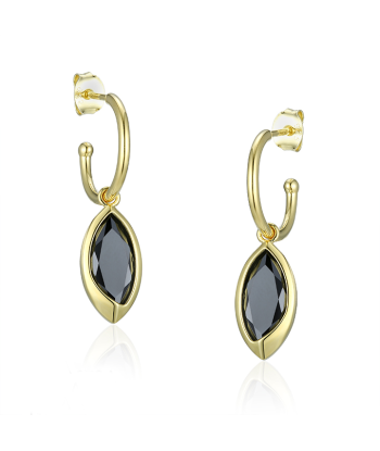 Casablanca Gold Tone CZ Teardrop Earrings Le MVP de beaucoup