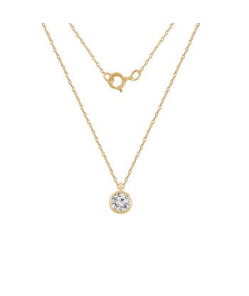 Casablanca 10KT Yellow Gold Birthstone Necklace rembourrage situé sous