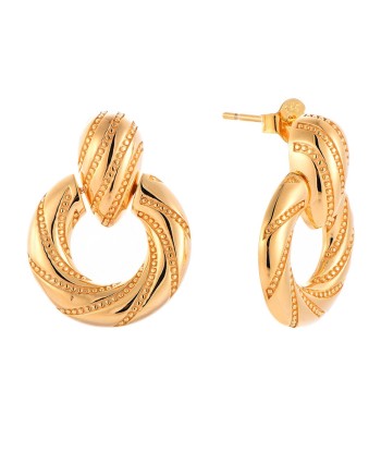 Casablanca Gold Plated Twist Hoop Earrings suggérées chez