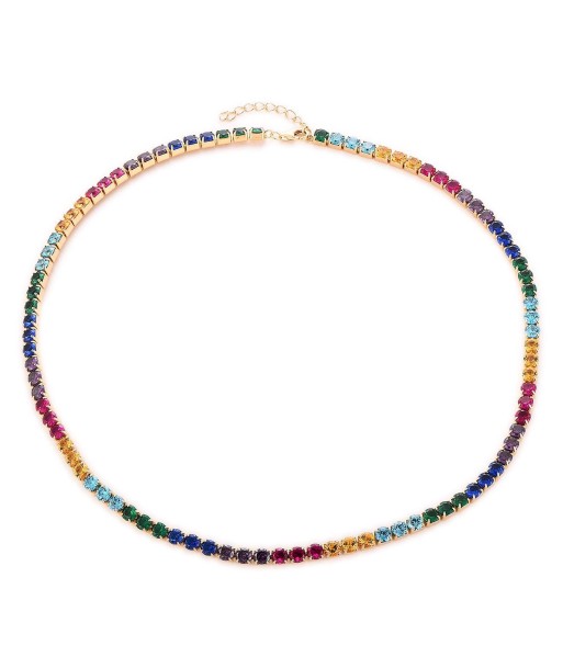 Casablanca Multi-Coloured CZ Tennis Bracelet destockage