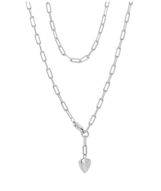 Casablanca Puffy Heart Link Necklace pas cher chine