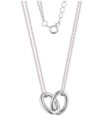 Casablanca Sterling Silver Double Linked Necklace livraison et retour toujours gratuits