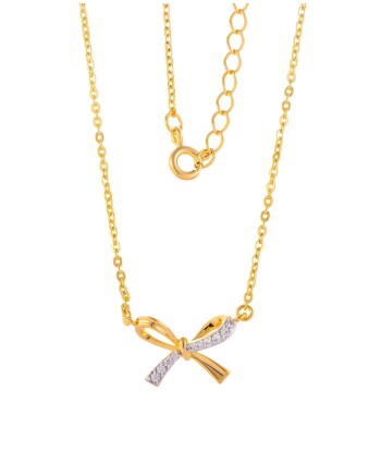 Casablanca Gold Plated Bow Necklace 2 - 3 jours ouvrés.