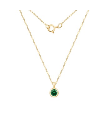 Casablanca 10KT Yellow Gold Birthstone Necklace rembourrage situé sous