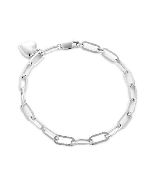 Casablanca Silver Puffy Heart Bracelet hantent personnes