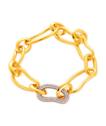 Casablanca Gold Plated Large Link Bracelet l'évolution des habitudes 