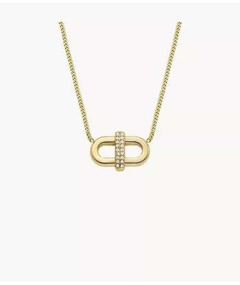 Fossil Gold Plated CZ Necklace vous aussi creer 