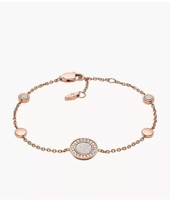 Fossil Rose Gold Plated Disc Bracelet prix