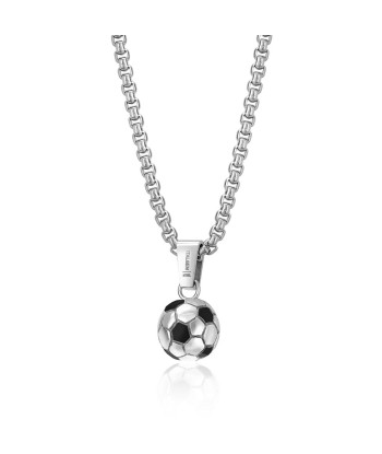 Italgem Stainless Steel Soccer Ball Necklace la livraison gratuite