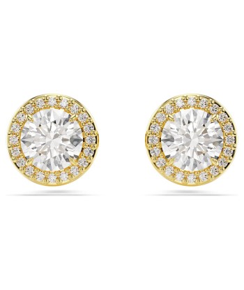 Swarovski Pave Stud Crystal Earrings le des métaux précieux