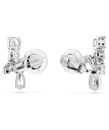 Swarovski Matrix Crystal Stud Clip On Earrings le concept de la Pate a emporter 