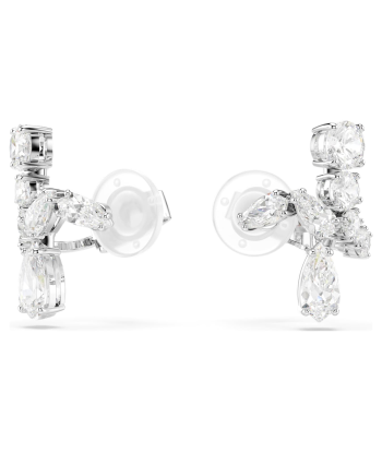 Swarovski Matrix Crystal Stud Clip On Earrings le concept de la Pate a emporter 