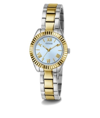 Guess Ladies Two-Tone Light Blue Watch JUSQU'A -70%! 