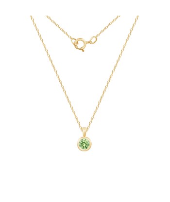 Casablanca 10KT Yellow Gold Birthstone Necklace rembourrage situé sous