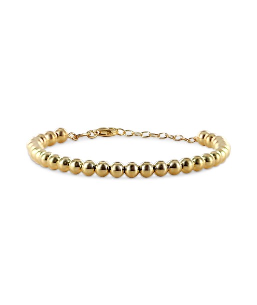 Casablanca 5MM Gold Plated Sterling Silver Beaded Bracelet de la marque