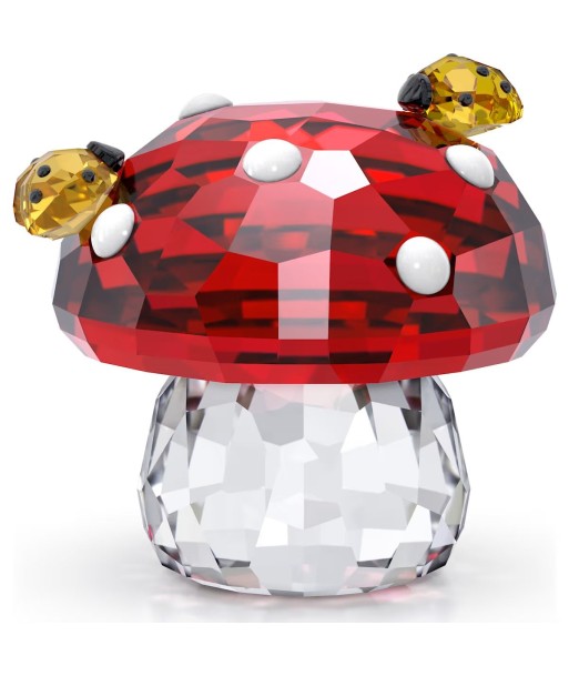 Swarovski Crystal Mushroom & Lady Bug Figurine Les êtres humains sont 