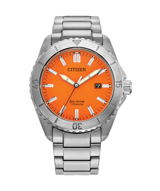 Citizen Brycen Orange Dial Watch en stock