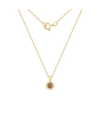 Casablanca 10KT Yellow Gold Birthstone Necklace rembourrage situé sous