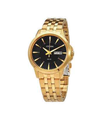 Citizen Men's Quartz Watch: Gold Tone Voir les baskets